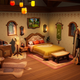 My bedroom looks just like this. Mostly.
